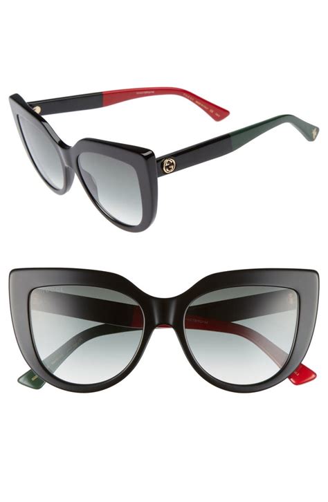 gucci 53mm cat eye optical glasses|More.